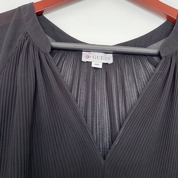 𝅺Guess Sheer Black Top - Picture 5 of 9